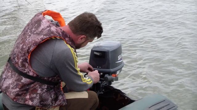 Лодка МУРЕНА 2.9 + мотор SEAPRO 9.8 смотреть онлайн