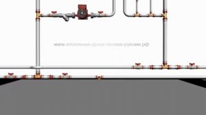 ОТОПЛЕНИЕ ДОМА: МОНТАЖ Металлопластик 2-трубная система Многоэтажка КОТЕЛЬНАЯ