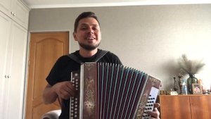 Маруся раз, два, три, калина (под гармонь)