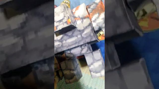 We Making A Redstone Golem In Minecraft Dungeons Papercraft