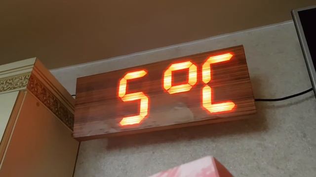 Онлайн часы и температура воздуха. esp8266. DIY 7 Segment Digital Clock смотреть онлайн
