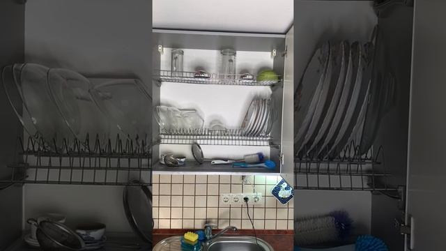 СУШКА ДЛЯ ПОСУДЫ В КУХОННОМ ГАРНИТУРЕ смотреть онлайн