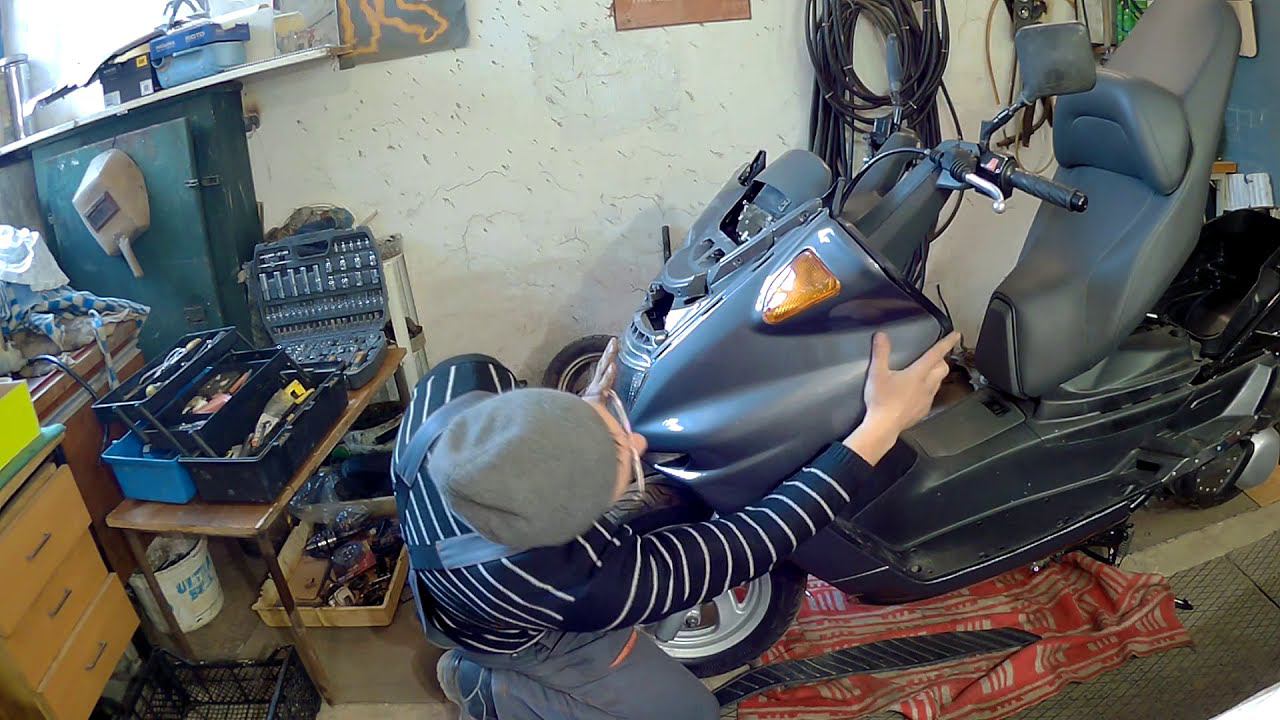 Пластик - Yamaha Majesty 250 (финал) смотреть онлайн