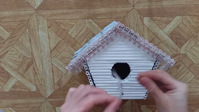 Декоративный скворечник своими руками(вторая часть)