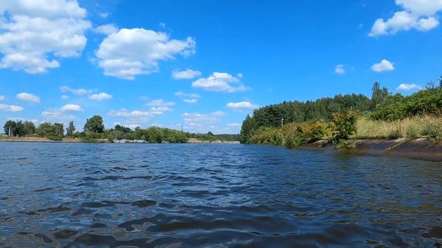 Воскресная прогулка на пакрафте по Пироговскому водохранилищу