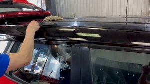 Kia Soul 2020 Оклейка крыши, зеркал, стоек. Черная крыша.