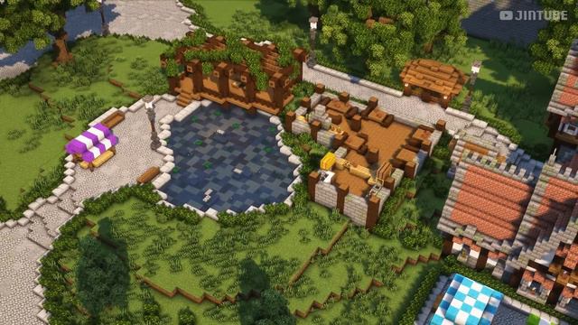 Minecraft Timelapse | Medieval City - Amonos | Survival World Map Download