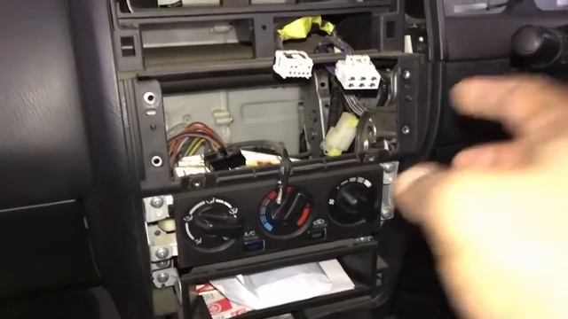 Nissan Pulsar N15 Head unit stereo remove replace wiring diagram смотреть онлайн