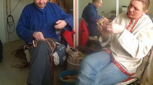 уроки плетения лаптей