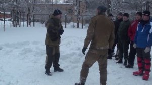 Самооборона зимой. ПРБ "С.П.А.С." 2012 год. Self-defense in the winter.