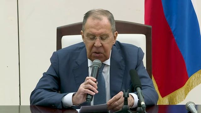 Пресс-конференция С.Лаврова по итогам переговоров с Министром иностранных дел Кубы Б.Родригесом