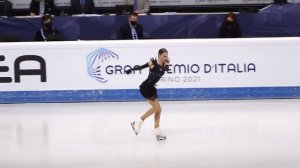 Майя Хромых. Короткая программа. ТуринMaiia Khromykh   SP   Gran Premio d'Italia 2021, Torino 2021
