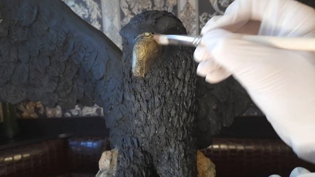 Покраска садовой скульптуры под бронзу смотреть онлайн