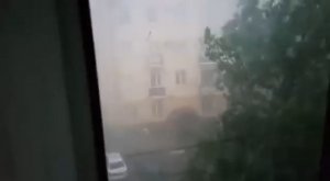 Ураган в Грозном 27 августа 2016 года