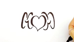 Как нарисовать простой рисунок на День Матери | Идеи для рисования открыток Маме в День Матери