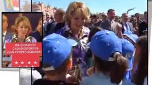 Esperanza Aguirre inaugura el Complejo Deportivo Juan Antonio Samaranch en Colmenar Viejo