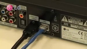 LG BD370 Blu-Ray player- set up demonstration