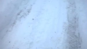 луаз по очень глубокому снегу