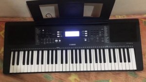 YAMAHA PSR-E373 Demo 1 (CAMERA)