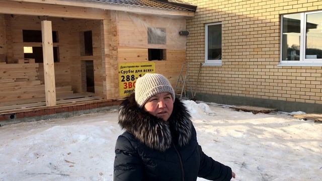 п Комарово Тюмень видеоотзыв клиента пристрой баня из проф бруса смотреть онлайн