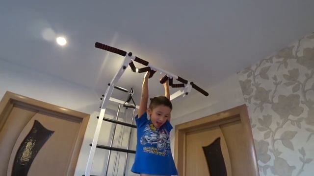 Шведская стенка с блочным тренажером - распаковка, сборка, упражнения на шведской стенке. смотреть онлайн