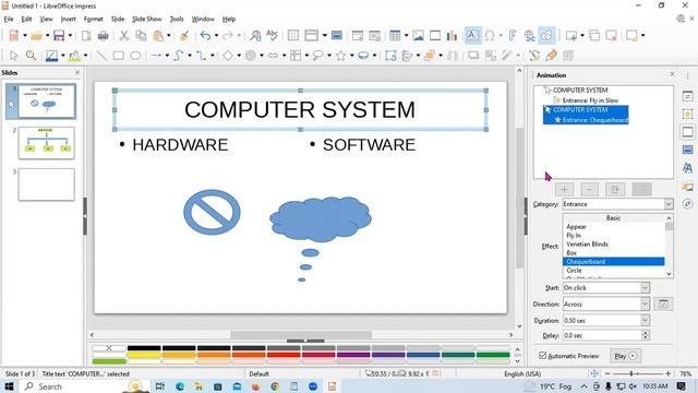 Libre Office Impress in Power Point | Git education смотреть онлайн
