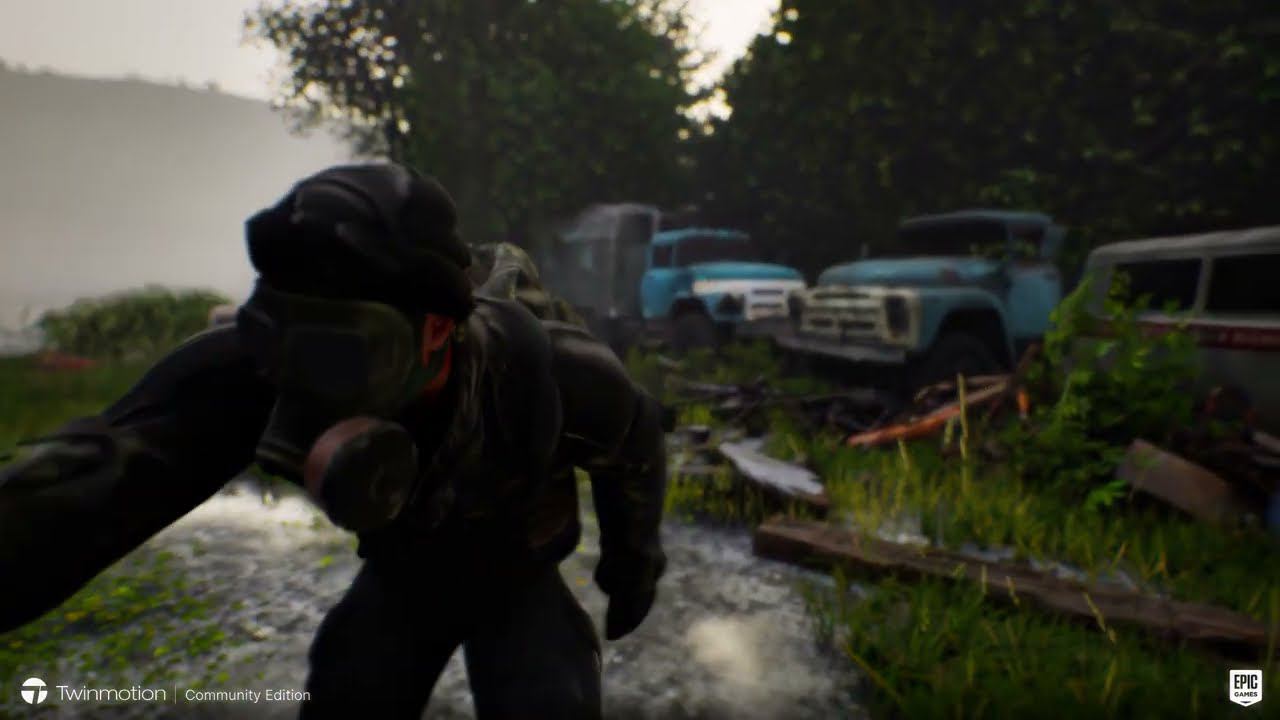 Twinmotion Community Edition 2023.2. Сталкер 46. 4к. смотреть онлайн