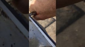 бюджетный вариант замена стекла в стеклопакет за 500 Рублей своими руками