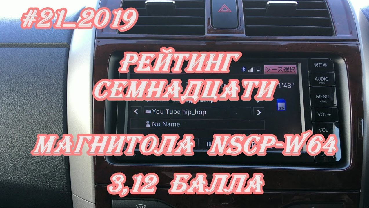 #21_2019 NSCP-W64 рейтинг семнадцати магнитолы