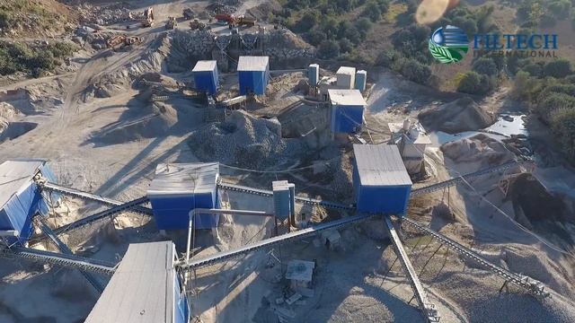 Filtech International's Air Jet Bag House Dust Collector working at Crushing Plant