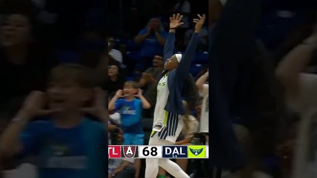 Wings crowd was hyped for Arike 😂 #wnba