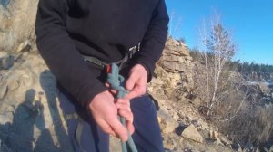 обучалка! Узел двойной булинь. Привязаться к веревке. 2 Способа