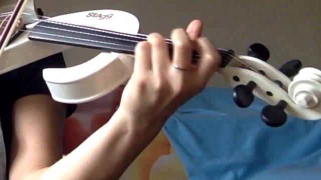 Immortal - Evanescence 💙 (arr by Lindsey Stirling) cover 14 months violin progress смотреть онлайн