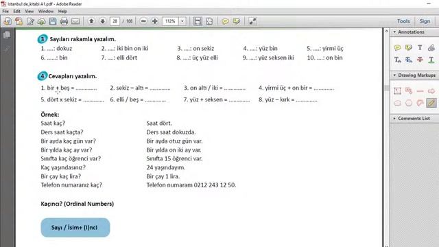 Istanbul A1. Lesson35 смотреть онлайн