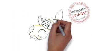 Как рисовать покемонов карандашом Данспарк   dunsparce как нарисовать покемона быстро