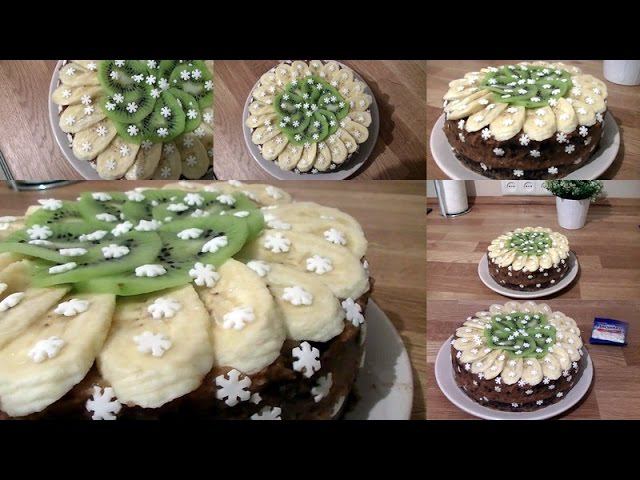 Постный торт с ореховым кремом. Постное новогоднее меню
