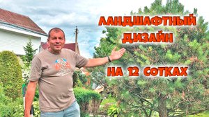 Как сделать ландшафтный дизайн на 12 сотках. Садовый дизайн.