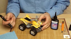 Быстрый ремонт игрушки УФ-смолой. Склейка пластика. ч.2