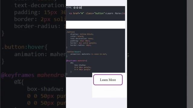 Button pulse Animation using HTML & CSS. #webdevelopment #html #css  #frontend