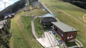 канатная дорога в Буковеле (Cableway in Bukovel), Буковель, Украина 2022