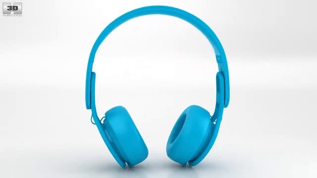 Beats Mixr High-Performance Professional Light Blue by 3D model store Humster3D.com смотреть онлайн