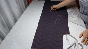 Как сшить пальто из стеганой ткани с утеплителем без выкройки. Часть 1 КРОЙ