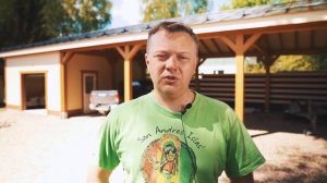 Отзыв от заказчика. Навес из дерева №1 от компании "Русские Навесы"