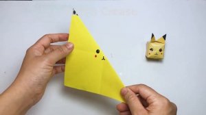 EASY ORIGAMI PIKACHU TUTORIAL