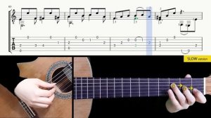 (Mertz) Tarantella - Guitar Lesson + TAB