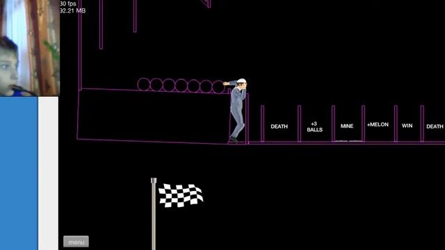 Играем в Happy Wheels #2 (Я-нуб) смотреть онлайн