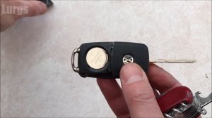 How to Replace Battery in VW T5 Key Fob | VW T5 Key Fob Battery Change