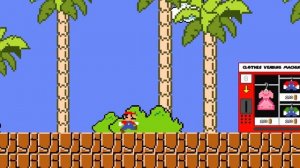 Muscle Peach and 9999 Tiny Mario's March Madness