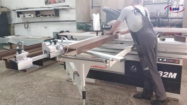 Процесс торцевания детали из ЛДСП на Форматно-раскроечном станке Filato Optima 32m