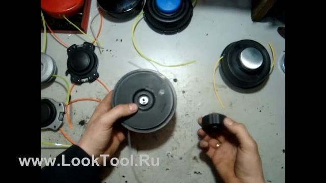 Как намотать леску в Триммерную катушку (шпулю). смотреть онлайн